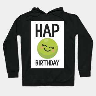 Hap-Pea (Happy) Birthday - Tall Hoodie